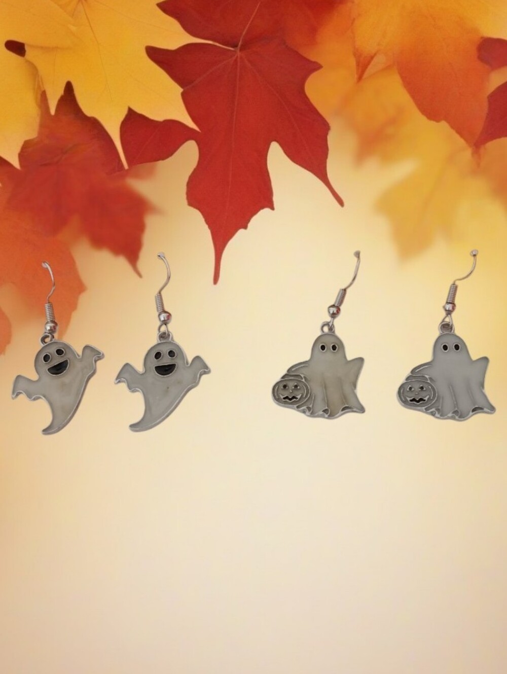 Ghost Earrings Glow in the Dark